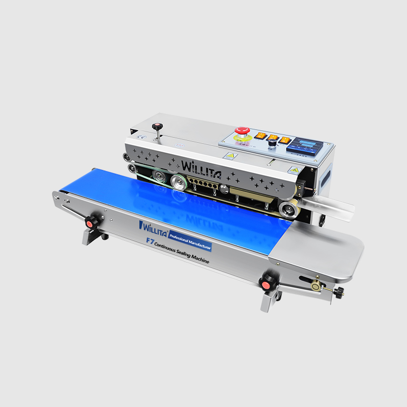 F7 Continuous Plastic Bag Film Sealing Machine