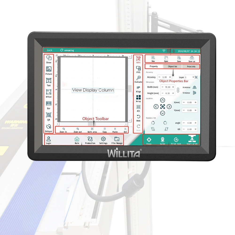Willita Optical Fiber Laser Marking Machine